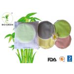 Laminated PUL Washable Bamboo Breast Pads For Mother Flower / Heart Shape for sale