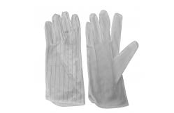 China ESD Antistatic Stripe PU Palm Coated Gloves for Cleanroom supplier