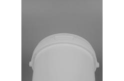 China 0.8L 27oz Plastic Food Bucket Transparent Plastic Bucket With Lid supplier
