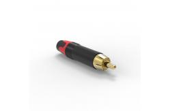 China 50V 16A RCA Audio Connector Metal RCA Male Connector Waterproof supplier
