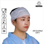 Soft 30gsm SPP Disposable Head Bands Nonwoven Facial Hair Band for sale