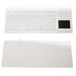 Anti Virus Medical Keyboard With Integrated Touchpad Completely Sealed IP68 Cleanable