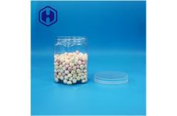 China Hexagonal Plastic Candy Cookies Nuts Jar Featuring Screw Lid Design And Wavy Bottom supplier
