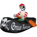 Inflatable christmas / halloween / inflatable festival cartoon / inflatable witch boat for sale