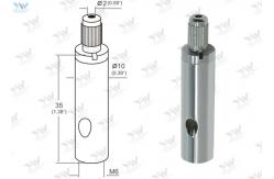 China Cable Side Exit Adjustable Cable Grippers Nickel Plated With Safety Lock supplier