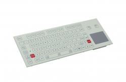 China IP65 Industrial Flat Membrane Ruggedized Keyboard With Touchpad supplier