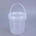 Water Bucket with Customize Print Transparent Food Grade Impact Resistant Plastic for sale