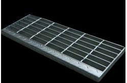 China T3 Steel Grate Stair Treads Hot Dip Galvanized Grating Steps supplier