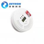 Wall Mounted Wireless Carbon Monoxide Alarm CO Detector ABS Plastic Real Time Data Analysis for sale