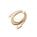 Pure Copper 8 Pin Nylon Insulated Data And Charging Cable For IPhone IPad for sale
