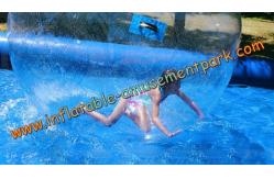 China Blue Inflatable Human Sized Hamster Ball / Inflatable Walk On Water Ball supplier
