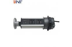China Desktop Pop Up Power Outlet , Professional Pull Up Electrical Socket supplier