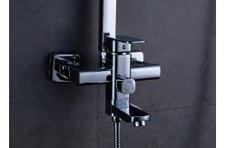 China ROVATE Height Adjustable Thermostatic Shower Set ABS Handheld Shower Head supplier