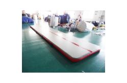 China Rectangle Shape Gym Sport  Inflatable Tumble Track In 20cm For Cheerleading supplier