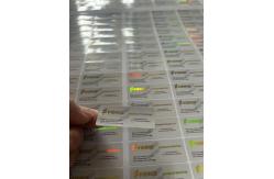 China Tirzepatide 60mg 2ml Glass Vial Labels With PET Hologram Laser Materail supplier