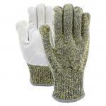 7 Gauge Cowhide Leather Work Gloves Customized A4 Cut Resistant Gloves OEM ODM for sale