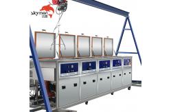 China 4 Station Ultrasonic Cleaning System for Safety Value Components With Gantry supplier