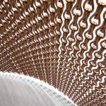 Hot Sale Customized Decorative Brass Woven Wire Mesh Kitchen Wire Mesh Inserts for Cabinet Doors for sale
