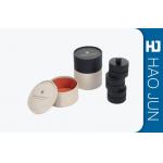 Custom Logo Round Cardboard Candle Boxeswith Lids , Hot Stamping for sale
