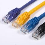 Cat5E Cat 6 Cat6a UTP Ethernet Patch Cable Round For Communicate for sale