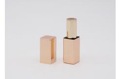 China Square Gold Aluminum Magnet Lip Balm Containers Bulk supplier