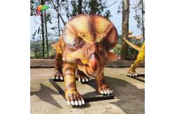 China Resin Protoceratops Large Fiberglass Animal Statues Dinosaur Smooth Surface supplier