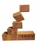 OEM / ODM Corten Steel Garden Sculpture High Strength for sale