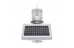China Aviation Obstruction Helicopter Lifts Solar Signal Lights Aluminum Body supplier