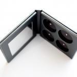 4 Pans Refillable Empty Magnetic Palette Pantone Color DIAM 27MM for sale