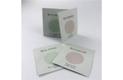 China Customized Three Side Sealed Small Sachets For Hand Lotion Packaging supplier