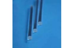 China 6.91g/cm3 Density Solar Transparent Quartz Glass Rod For Industrial supplier
