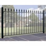 Zinc Spearhead Top Iron Wrought Fence 4ft 5ft 6ft 8ft 1.2mm-2.5mm for sale