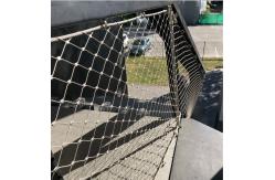 China Customized Flexible Stairway Architectural Wire Mesh With Ferrule supplier