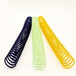 Colored 1/2'' Pvc Plastic Coil Binding Filament Pitch 2:1 Nanbo for sale