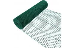 China Poultry Netting 12 X50' X 1 Chicken Hexagonal Wire Mesh Grey Powder Coated supplier