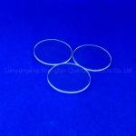 Sapphire Tablets Quartz Glass Plate 100mm Thickness Circular Optical Observation Lenses for sale