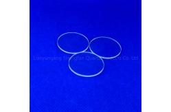 China Transparent  Clear Quartz Disc Sight Glass Sheet High Temperature Resistance supplier