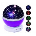 Indoor Purple 130*145mm LED Projector Night Light 600g For Children Sleep for sale