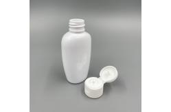 China Oblate Style Plastic PET Pump Bottle Flat 50ml prevent oxygen With Cap supplier