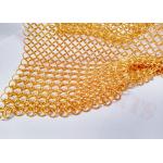 Stainless Steel 10mm Metal Ring Mesh Curtain For Interior Decoration for sale