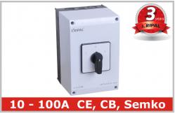 China Waterproof Multi Position Selector Switch 100 Amp Changeover Switch supplier