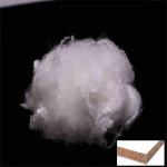 Silicone Free PSF White Recycled PET Artificial Staple Fibres For Mattress for sale