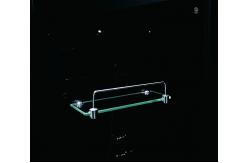 China Stylish Shower Room With Matt Black And Tempered Glass For Customizable supplier