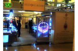 China SMD2121 kinglight Transparent LED Screen advertising / Transparent Poster Screen supplier