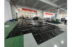 China 58 60 Heavy Duty Lumber Tarp 18oz Black PVC Tarpaulin Truck Cover supplier