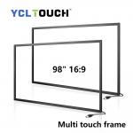 98 Inch 20 Point Multi Infrared Touch Frame Overlay Aluminium Alloy YCLTOUCH for sale