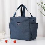 Cationic Custom Insulated Lunch Bags Double Layer Leak Proof Lunch Bag