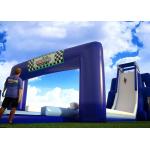 Funny And Exciting Jungle Inflatable Rampage Water Slide For Amusement Games for sale