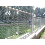 Guardrail Galvanized Chain Link Fence，Braided Welded Wire Mesh For Fencing