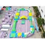 Silk Printing Inflatable Water Obstacle Course For Wake Park
